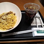 タリーズコーヒー - 家内のぉ～4種のキノコパスタセット930円+税ですってぇ～♪