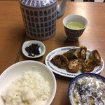 Tenka Chaya - 餃子定食（計６個 ニラ セロリ 白菜）750円