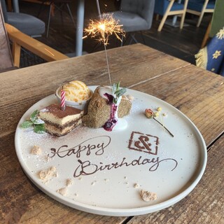 当日でもお受けできるサプライズプレート♪