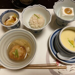 Ume No Hana - 湯葉煮、茶碗蒸し、嶺岡豆腐、湯葉など