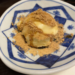 梅の花 - 食後のデザート　黒蜜ときな粉のアイス