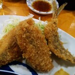 ゑびす - やや小ぶりなアジフライ