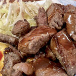 守礼 - 料理写真:やき肉定食の肉アップ