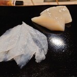 日本橋蛎殻町 すぎた - 北海道野付の天然帆立と神奈川？の鮍