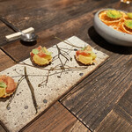 aru - 2色ミニトマトのタルト