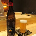 渋谷 鮨 まつもと - ビールINEDIT