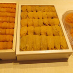 渋谷 鮨 まつもと - ウニ3種