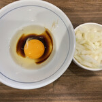 男気らーめん アカギ - 【2021.11.12】つけたま&玉ネギ