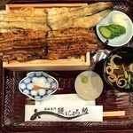 Nyorosuke - 鰻白焼・蒲焼定食(2尾)5280円