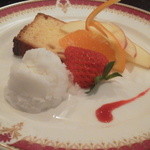 洋食マザー - デザート　生姜のソルベが美味しかったです。