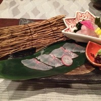 日本料理 初海 - 白身魚のお造り