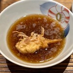 日本橋 蕎ノ字 - 車えび 頭 2 天つゆ