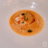 三田牛竈炭火焼 ウェスタ - 赤座海老のビスク