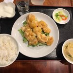 中国家常菜 同心房 - エビマヨ定食