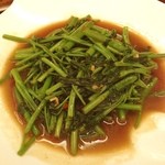 南翔饅頭店 - 空芯菜炒め
      基本ですが、
      ちゃんとシャキッと炒め
      てあります。