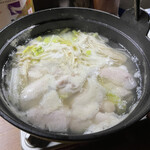 道場 - フグの白子鍋