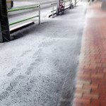 イラン・アラブ料理 アラジン - 傘を持たずに移動したので、全身雪まみれ（2013/1/14）