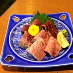 近江牛さしみ盛り合わせ