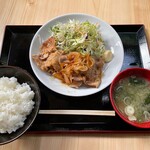 御食事処 おれんぢ - 生姜焼き定食800円税込み