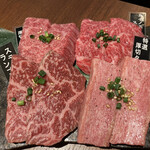 焼肉ぽんが - 特選厚切り盛り合わせ（3980円）