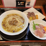 麺創 なな家 - 【限定】2021年〆のマタギそば&ブリ丼セット