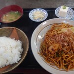 Okonomiya Kita Machiyan - キムチヤキソバの定食♪