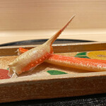 新ばし 星野 - 蟹　この日は津居山の浜茹でのものでした