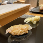 こいき - 旬の平目。しっかりした食感です。