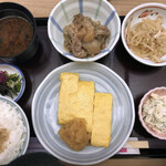 京の馳走 はんなりや - ある日の焼魚･網焼肉付の基本セット