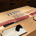 鮨 さいとう - さぁネタの準備もできました！