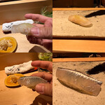 鮨 さいとう - ひらめ、コハダ