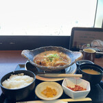 北の味紀行と地酒 北海道 - 日替わりカツ煮定食¥850(税込み2022.1月）