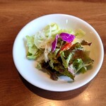花の木珈琲店 - スパゲッティーランチ　950円　のサラダ