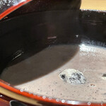 日本料理FUJI - 黒豆のお汁粉と塩昆布