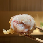日本料理FUJI - 磐田産の神頭烏賊おかきあげ