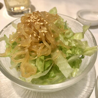 中国料理 桃花林 - くらげ入りサラダ