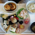 TO-FU CAFE FUJINO - おばんさい定食　(豆腐ハンバーグ)