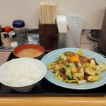 ランチハウス ミトヤ - 野菜と肉のタレ焼き定食