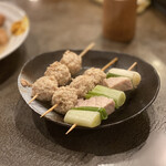 花くじら - ■おでん(各100円) つくね、ねぎま