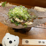 かぶと - 朴葉みそ焼き Grilled Food with Miso on a Hoba Magnolia Leaf at Kabuto, Meieki！♪☆(*^o^*)