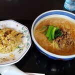 出雲翠苑 - 担々麺セット