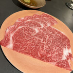 北海道焼肉 北うし - びえい和牛
      サーロインの焼きしゃぶ