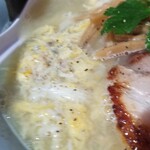 塩そば専門店 桑ばら - ずわい蟹と蟹味噌たまごとじそば ～〆ごはん付き～