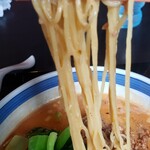 出雲翠苑 - やや細目のストレート麺です