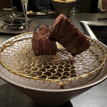 北海道焼肉 北うし - 3週間熟成　知床和牛　ハラミ