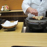 一本杉 川嶋 - カニ味噌シャブシャブ