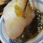 一本杉 川嶋 - アンコウの造り