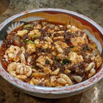 さんま黒焦げ食堂 - 麻婆豆腐白子