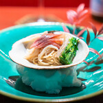 Ji-Cube - 押し豆腐とホッキ貝の和え物