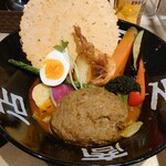 スープカレー奥芝商店 - おくしばーぐカリー アップ